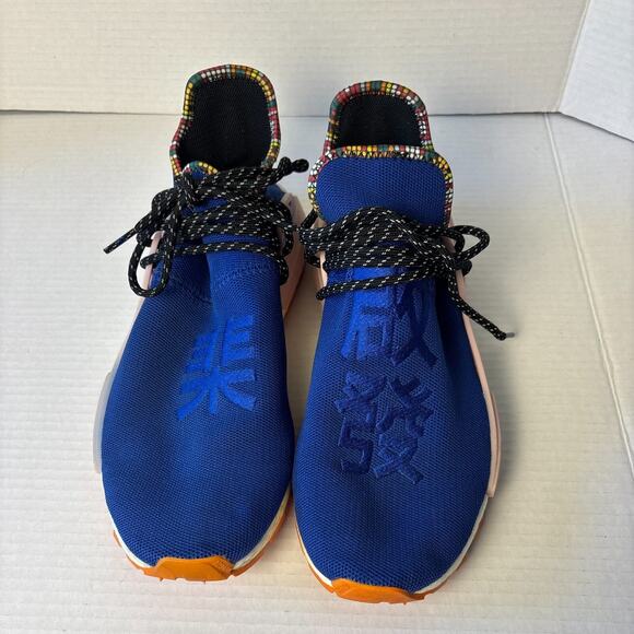 Adidas NMD Hu Men's 10 Powder Blue EE7579‎ Athletic Human Race Pharrell - Picture 1 of 6